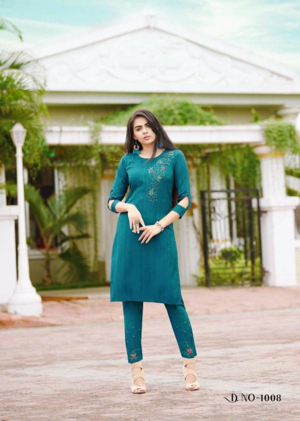 Festive Aarohi Liza Rayon Designer Exclusive Kurti Pent Collection